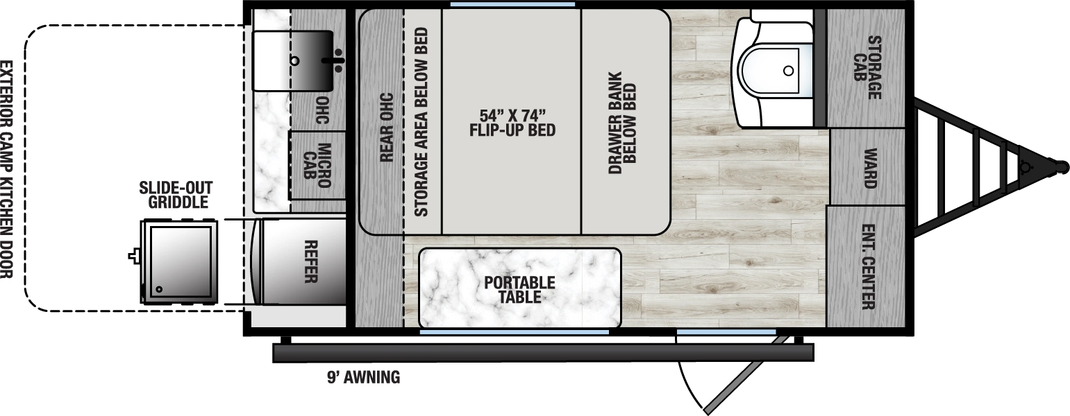 Clipper Rok 13000ROK Floorplan